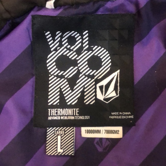 Volcom Thermolite Winter Coat Size: L - Picture 4 of 6